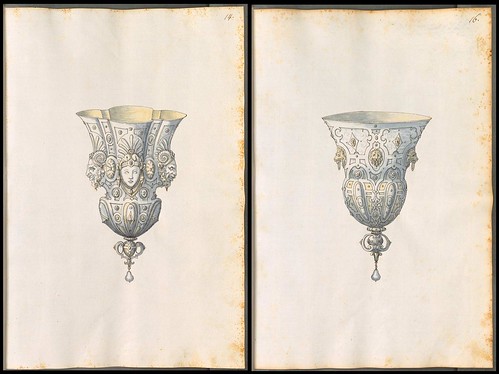 stirrup cups or non-standing goblet sketches