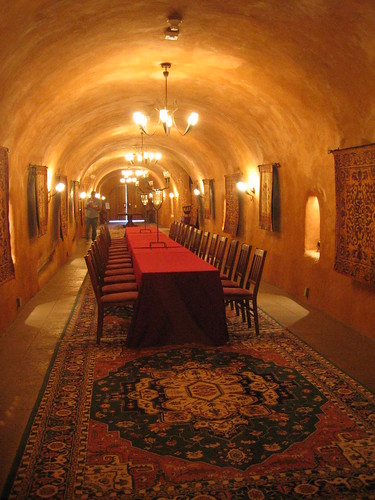 Wine caves dining room