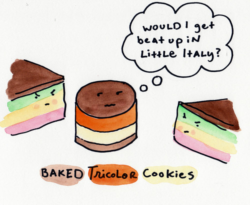 Tricolor cookies