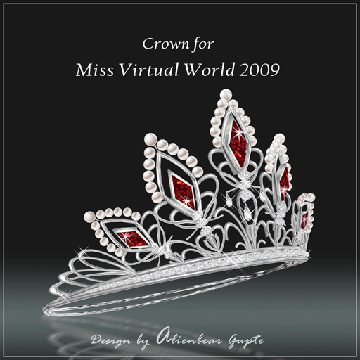 Miss Virtual World Crown side