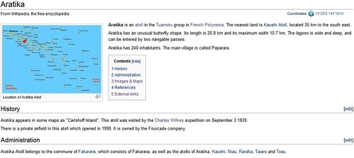 Wikipedia Page - New Style (Top)