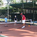 Having fun with the grippers, kids tennis