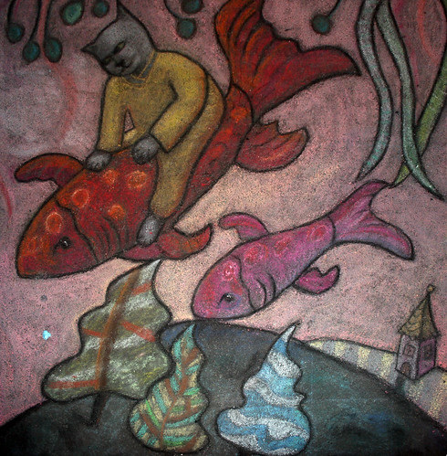 Chalk Art at the 2008 BOB