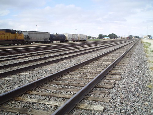 Railroad tracks in Dalhart, Texas
