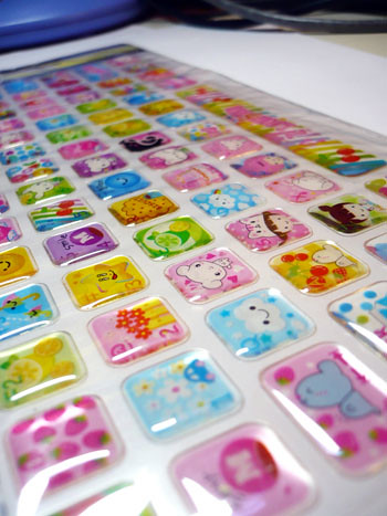 Hello Kitty Keyboard Stickers. Complete Keyboard Stickers