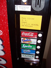 Luzern: Expensive Coca-Cola vending machine