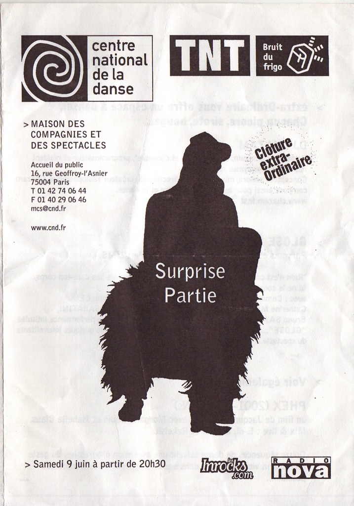surprise party, Cnd, Paris, 2001