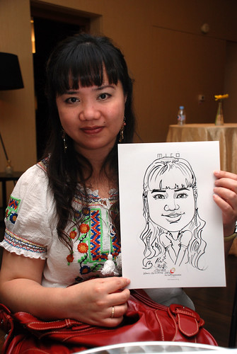 Caricature live sketching for Far East Organisation SPH Media Night The Miro 18