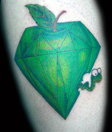 rotten apple. tattoo. tattoo granada