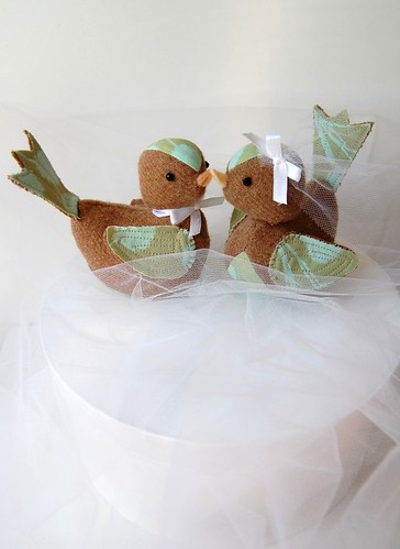 Birds Wedding Cake topper