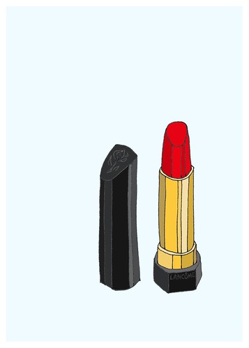 Lancome lipstick 5x7