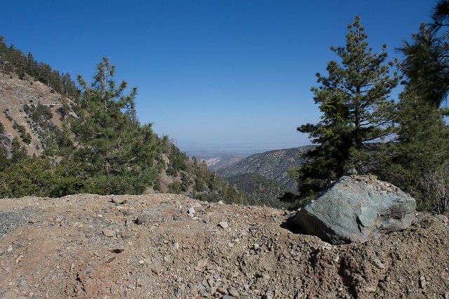 Angeles Crest Hwy looking down to Palmcaster