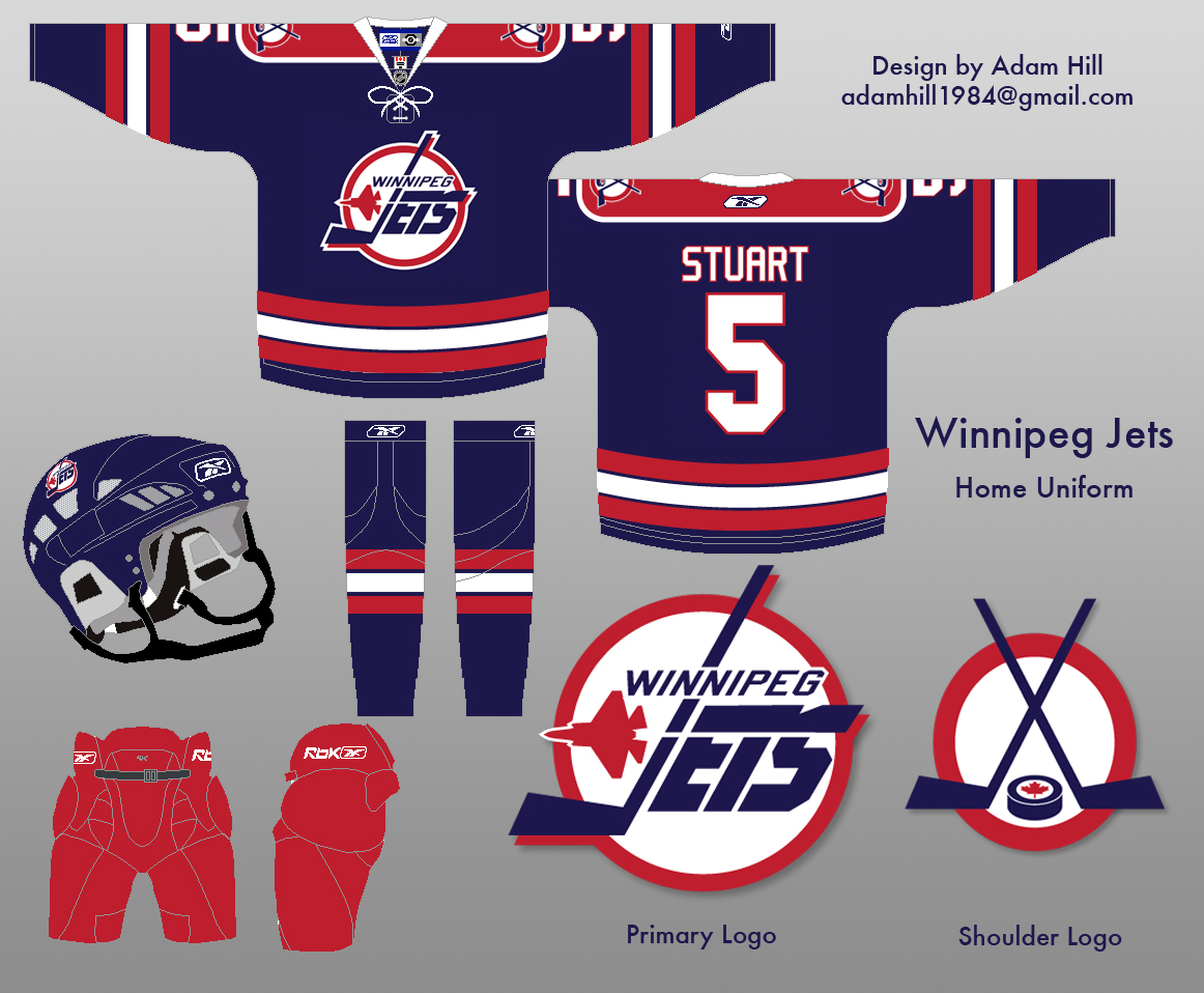 Winnipeg Jets Heritage Adidas Jersey, Atlanta Thrashers & Mighty Ducks  Wordmark Jerseys : r/hockeyjerseys