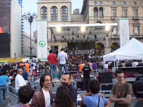 Concerto Vibrazioni in Piazza Duomo Milano