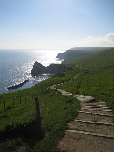 Coastal path to Durdle Door, Dorset