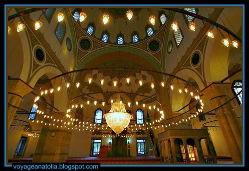 Selimiye Mosque of Ottoman Sultan Selim II at Konya by voyageAnatolia.blogspot.com