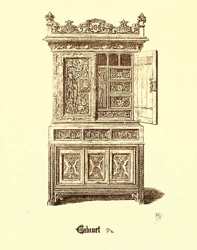 19- Muebles estilo gotico S. XV- Armario- Cabinet
