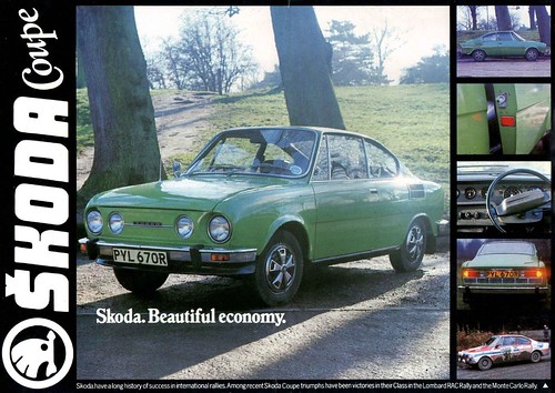 Here's a piece of 1970's period literature for the Czechoslovakian Skoda
