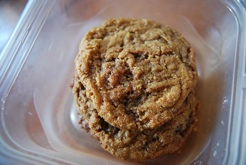 PB tahini cookies