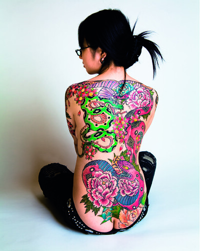 Japanese Dragon Tattoo Design Picture for Girl