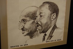 Mahatma Gandhi and Martin Luther King Jr.