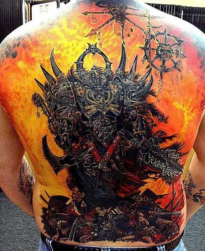 Tattoo Edition V I think that this picture is of a Chaos Space Marine from 