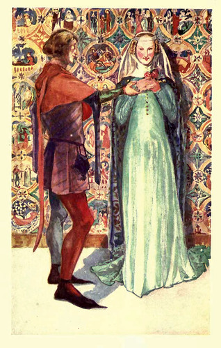 02- Vestimenta de hombre y mujer en la epoca de Edward II (1307-1327)