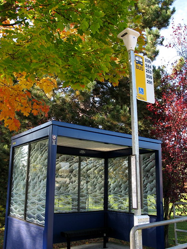 Bus Shelter with light