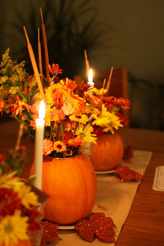Pumpkin Table Centerpieces Weddings
