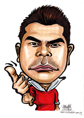 Caricature for Singapore Armed Forces 21