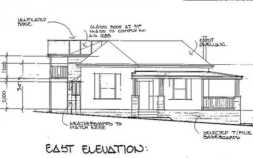 Cottage - East Elevation