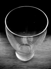 a glass.