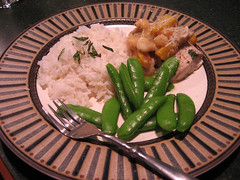 first sugar snap pea dinner of 2008