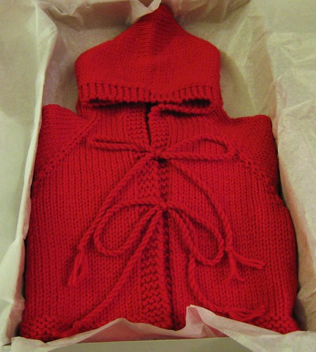 red baby hoodie 080708