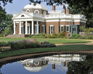 Jefferson's Monticello (Pond Reflection)