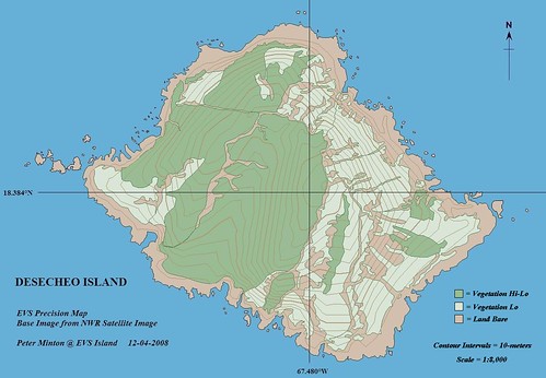Desecheo Island - EVS Precision Map (1:8,000)