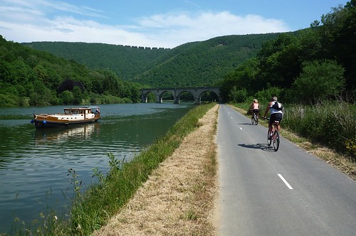 Following the river Meuse. Photo: Gerry Patterson