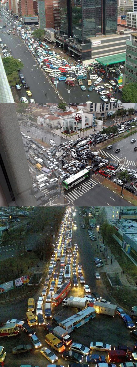 Worst traffic jams