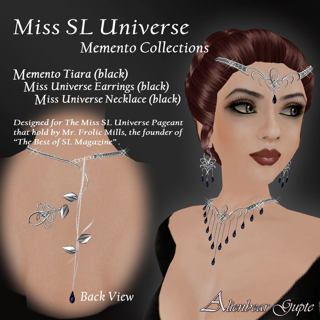 Miss Universe Set Black model