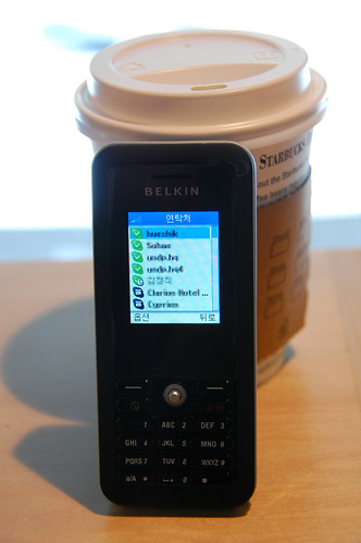 Belkin Skype Wi-Fi phone - Starbucks by icherche.