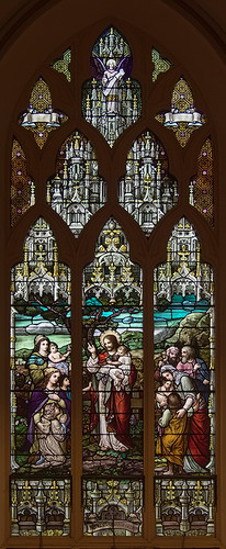 Visitation-Saint Ann Shrine, in Saint Louis, Missouri, USA - stained glass window 1