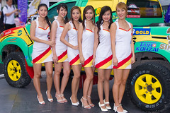 Thai Models at the Asia X-Country Rally
