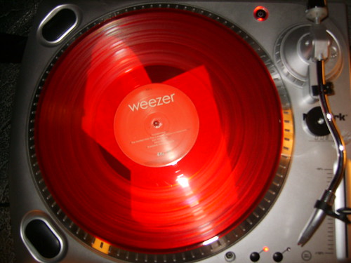 Weezer colored vinyl