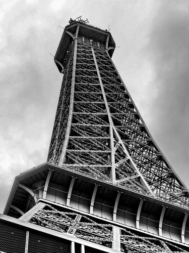 Tour Eiffel in bianco e nero