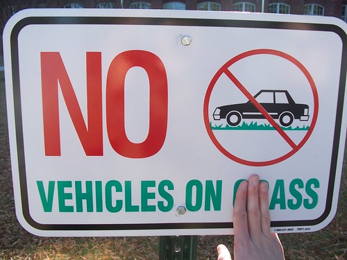 No Vehicles on Ass