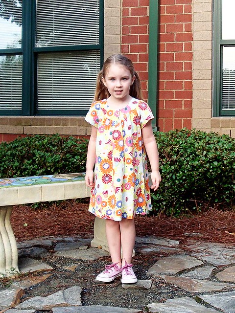 piper's first day of kindergarten