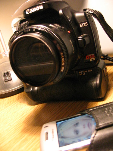 XTi with Canon 50mm f1.8 & Miranda