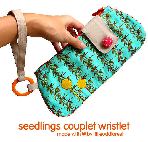 Seedlings Couplet Wristlet