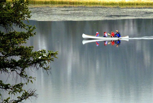 Canoeing on Silver Lake por pjlayton123.