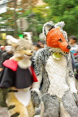 orange half wolfy Kawasaki Halloween 2008 13